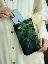 スマホポーチ ミニショルダーバッグ レディース チェーン 手提め 斜め掛け 着回し 和風 シルク