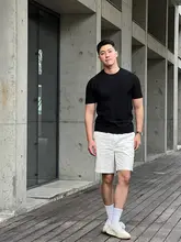 Tシャツ メンズ 夏季 ファッションカジュアル ラウンドネック 単色 しわ防止 シンプル