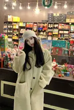 famouswang テディファー中長丈コート【冬用・厚手・レディース】