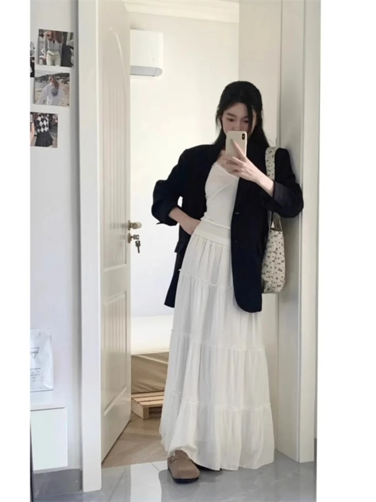 ロングスカート 白 どんな場面で着る？その答えは「日常の静けさ」に隠れている