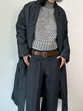 全手工フック編みの復古スタイルノースリーブニット