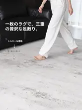 薄雾地毯【リビング用・抗菌・防水・中古風・無接着】