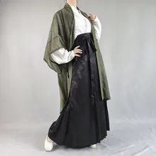 春秋用 無地花柄デザイン 漢服 百迭裙【男女兼用・ウエスト切り替え】