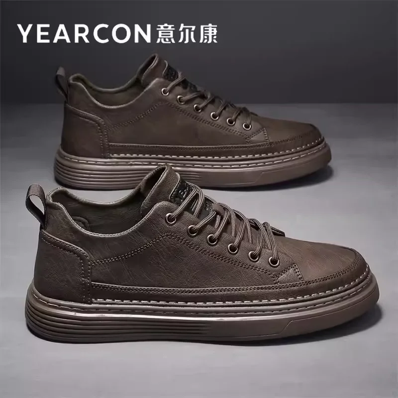 シンプルなデザインのビジネスカジュアルシューズ【黒・春夏用・男性用】