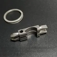 極上の柔らかさのチタン合金製EDCツール【ミニサイズ・ドライバー・栓抜き機能付き】
