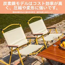 携帯用アウトドア折りたたみ椅子【ピクニック・キャンプ・ビーチ・釣り用】
