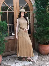 レースデザインのノースリーブトップスと波型ヘムスカート【春夏用・セクシー・女性用】（セットアップ対応）