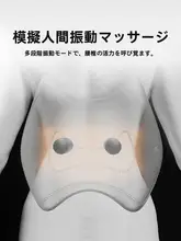 マッサージ加熱機能付き車用ヘッドレスト&腰サポートクッション【ドライバー用・座椅子】