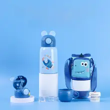 大容量カートンスタイルの子供用保温ボトル【316ステンレス・ストロー付き・アウトドア用】