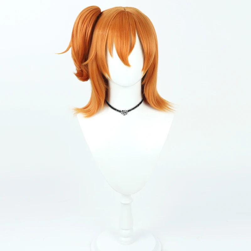 高坂穂乃果のオレンジ色ウィッグ：BABYMETALファンのコスプレに最適なキャラクターウィッグ