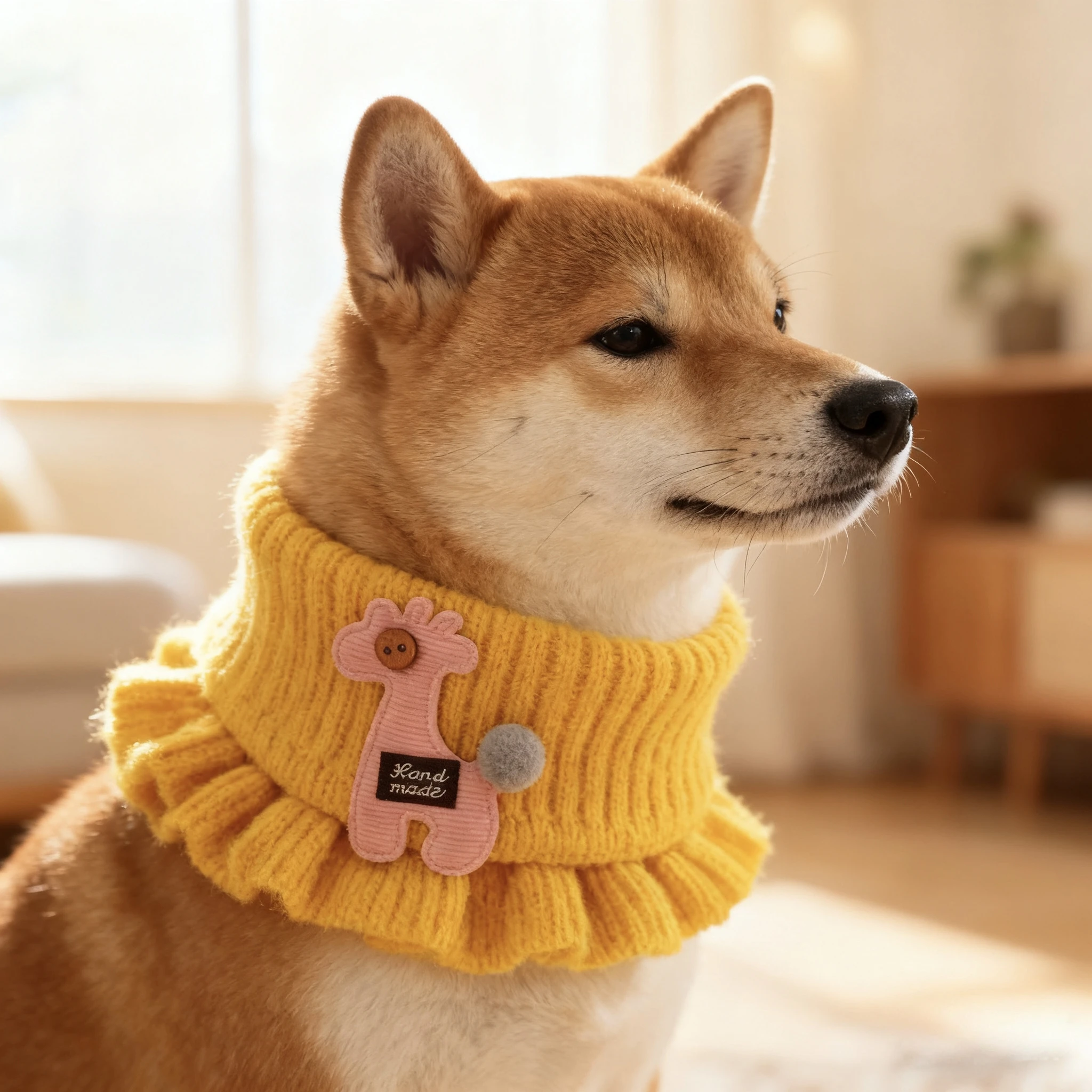 小型犬服の保温性と通気性を兼ね備えたニットスカーフの実用性とは