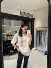 Tシャツ レディース 半袖 コットン エンゼルプリント ガーリー 着回し「Landbeige」
