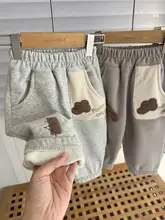 男の子用 加绒コットンパンツ【暖かさと快適さを追求した秋冬用】