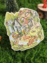 DIY立体ミニチュア3D小屋シール【デコレーション・解消用】（セットアップ対応）