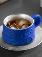 高級感漂うクラインブルーコーヒーカップ【洗練されたデザイン】