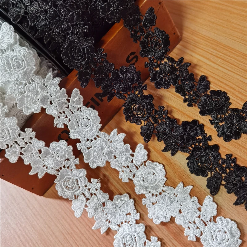刺繍水溶性レース花飾りDIY：春のソファ装飾に最適な田园風手作り飾り