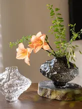 花瓶 フラワーベース 透明 水栽培用 おしゃれ 上品 リビング ダイニング テーブル インテリア