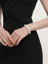 バロックパールブレスレット【淡水パール・ユニークデザイン・高級感】
