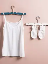 多機能ポータブル衣類ハンガー【伸縮式・折りたたみ式・滑り止め】