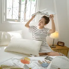 カップル用 抗菌・洗えるファイバー枕【快適な睡眠・家庭用・軽量】