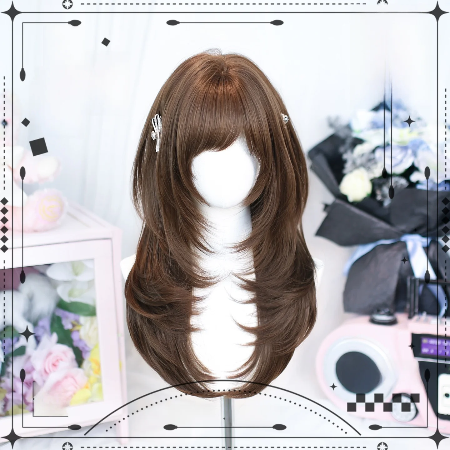 ヘアーアップスタイルで悩むなら、ロリータ風の長直ウィッグが救う理由は？