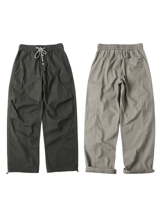 秋用 水洗ありコットン 工具パンツ【ゆったりとしたフィット・立体的カット・ストレート】（セットアップ対応）