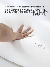 ゼロ圧力のスローリバウンド記憶フォームネックピロー【男女兼用・頸椎サポート】