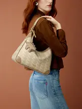 高級感漂う独角獣デザインのHOBOバッグ【片肩掛け・斜め掛け・通勤用】