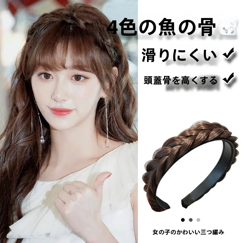 フィッシュテールツイストヘアバンド：ハーフアップシュシュのスタイル変化を実現するヴィンテージデザイン