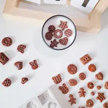 チョコレートクッキー用シリコン型【食品グレード・DIYベーキング・ケーキデコレーション用】