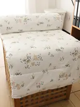 森の小うさぎ柄全棉夏用冷房寝具【薄手・ダブルサイズ・洗濯機洗い可】