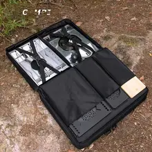 多機能収納バッグ【キャンプ用・IGTテーブル対応・大容量・層状デザイン】