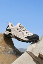 Camel 快適な通気性！アウトドア向け メンズハイキングシューズ【夏用・防寒機能付き・カジュアルデザイン】