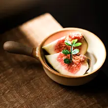 手持ち陶器ディッシュ【家用・小皿・調味料用・おしゃれなデザイン】