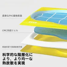 ZEZE 犬用冷却マット【夏用・耐噛み・快適な睡眠用】