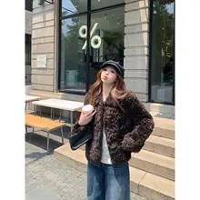 短丈ラフスタイルの皮毛一体アウター【冬用・厚手・ゆったりフィット】