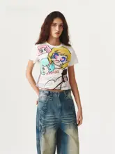 コミックコラボシリーズ 半袖Tシャツ【アートプリント・春夏用】