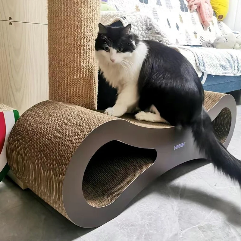 猫飼いが買ってよかったもの・悪かったもの正直に言う | 8字型キャットスクラッチボード一体型ベッドの定義と特性