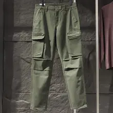 夏用カジュアルパンツ【ストレートシルエット・快適な工装スタイル・男性用】
