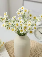 可愛い雛菊の造花ブーケ【インテリア装飾・リビング・ダイニング・寝室用】