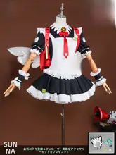 コスプレアフタヌーンティー風メイド服【アニメキャラクター・女性用】（セットアップ対応）