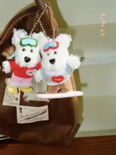 可愛い犬型ぬいぐるみチャーム【バッグアクセサリー・ペット用・水泳犬デザイン】