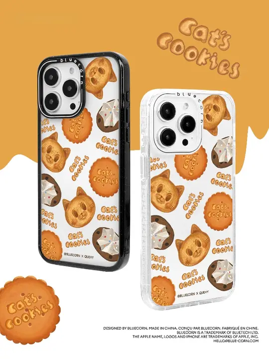 iPhone対応 マグネット式 カートゥーン携帯電話ケース【鏡面デザイン・全包カバー・衝撃吸収】