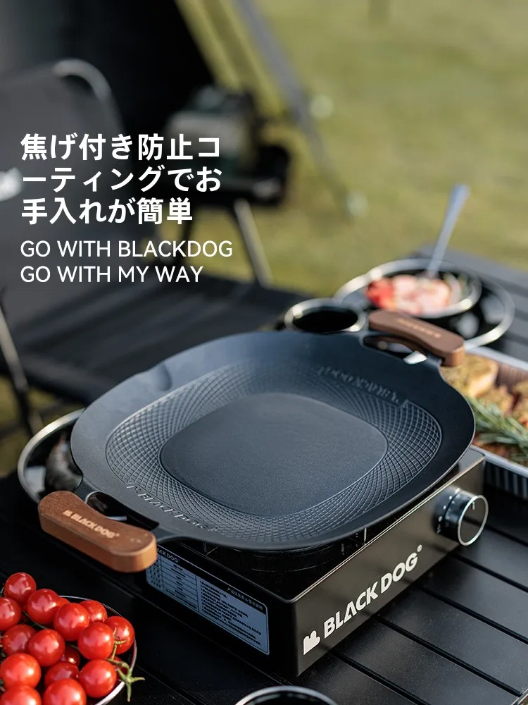BLACKDOG 焼肉調理用フライパン：キャンプ調理器具セットの必須アイテムとしての実用性と性能解析