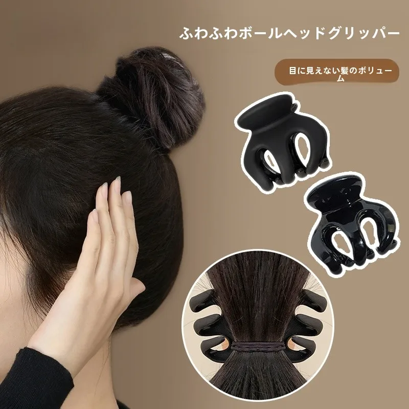 ハーフアップ用南瓜型ヘアクリップ：隠れボリュームアップデザインの実用性と適用シーン