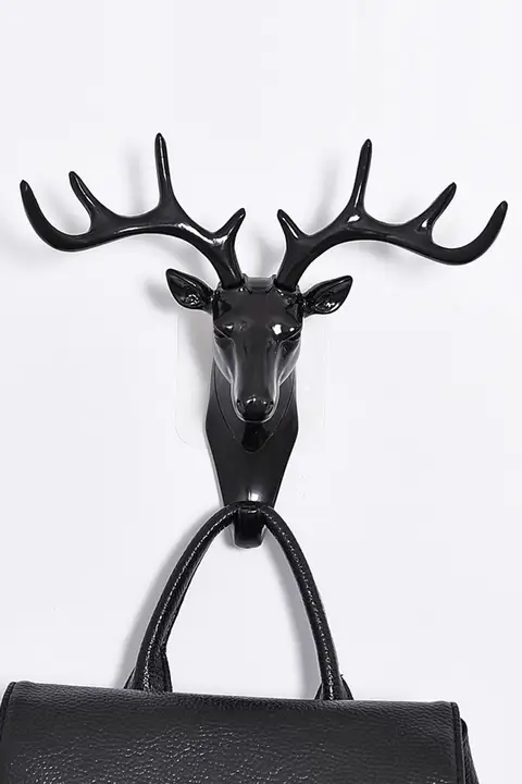 鹿の角デザインの壁掛けフック【おしゃれなインテリア・鍵や小物収納用】