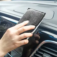 極細マイクロファイバー車内装クリーニングスポンジ【洗車・美容用品】