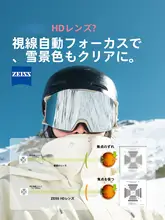 VECTOR マグネット式スキーゴーグル【滑り止め・防曇・男女兼用】