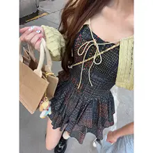 日焼け防止ニットカーディガン【女性用・ショート丈・キャミソール】