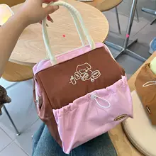 アルミ箔保温大容量お弁当バッグ【手提げ・通勤・便利な持ち運び】